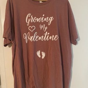 Valentine’s Day pregnancy shirt